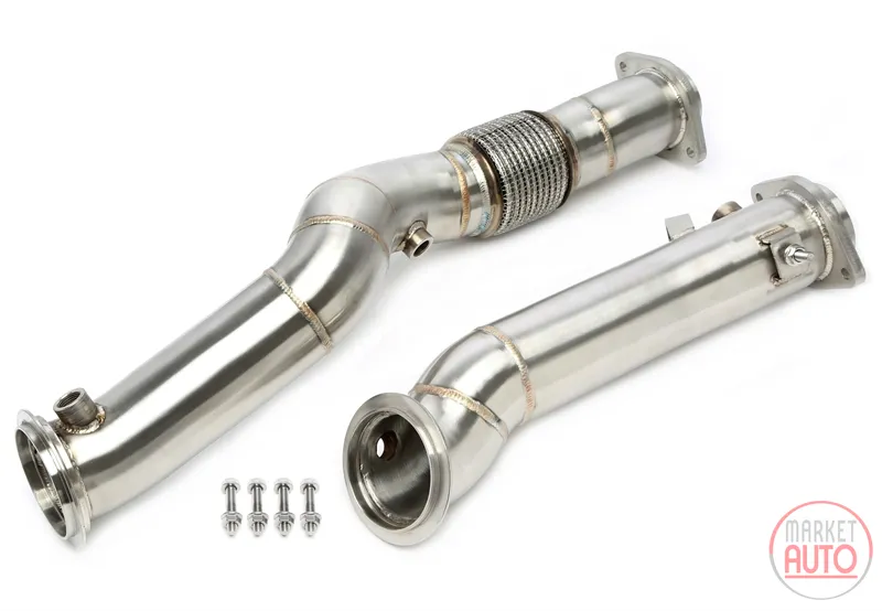 Tubería sin convertidor catalítico con tubo flexible BMW