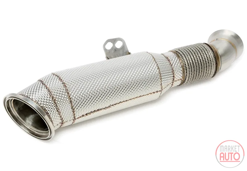 Tubería con escudo térmico y convertidor catalítico BMW