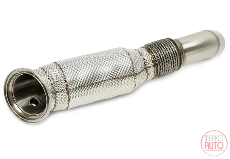 Tubería con escudo térmico y convertidor catalítico BMW