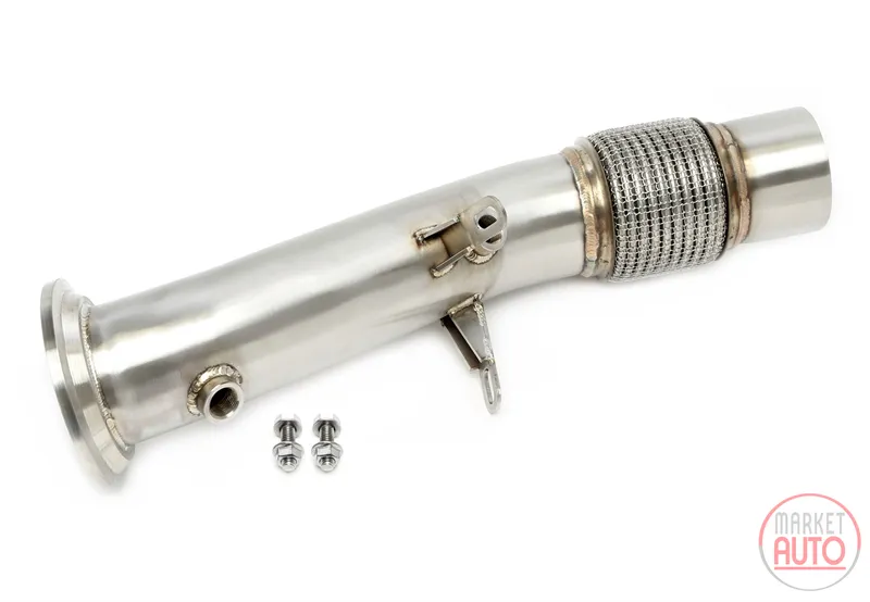 Tubería sin convertidor catalítico con tubo flexible BMW