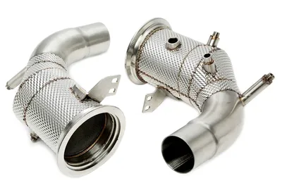 Tubería con escudo térmico y convertidor catalítico Porsche