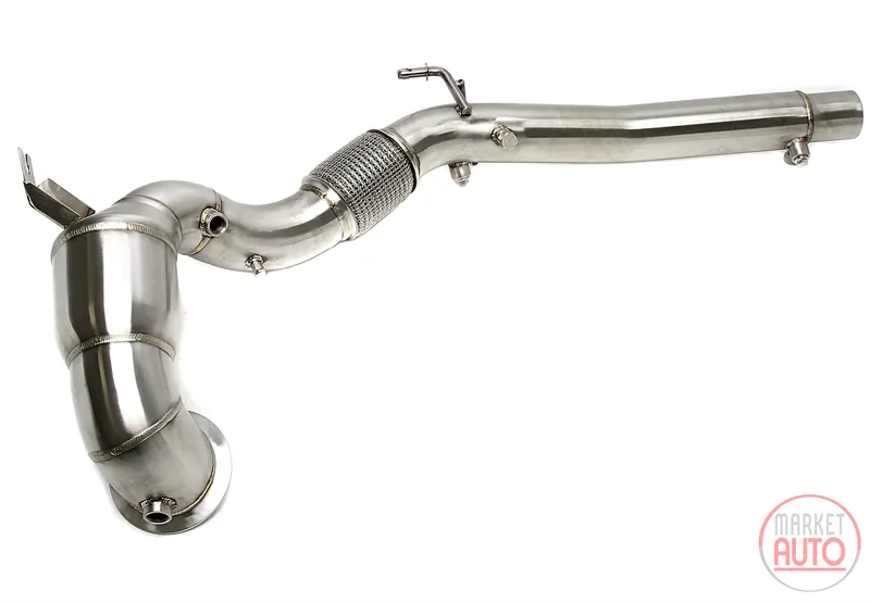 Tubo de acero inoxidable con tubo flexible + catalizador Audi · Cupra · Skoda · VW