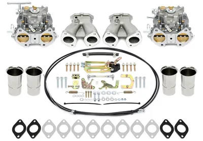 Kit completo de carburador DCOE de 45 mm adecuado para motores Opel 1.6-2,0l-8V CIH Universell
