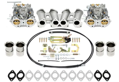 Carburador DCOE de 40 mm - kit completo adecuado para motores de flujo cruzado Asiento/VW 2.0l-8V Universell