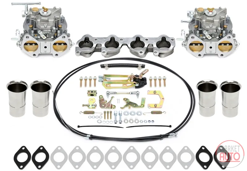 Carburador DCOE de 45 mm - kit completo para motores Asiento/VW 1.8/2.0l-16V Universell