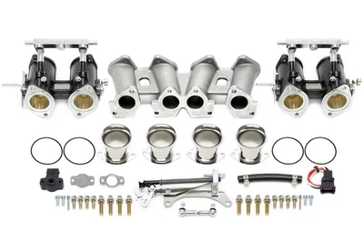 Cuerpo de acelerador DCOE de 40 mm - kit completo adecuado para motores de flujo cruzado Asiento / VW 2.0l-8V Universell