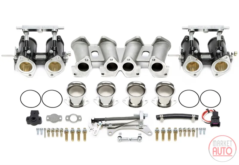 Cuerpo de acelerador DCOE de 40 mm - kit completo adecuado para motores de flujo cruzado Asiento / VW 2.0l-8V Universell