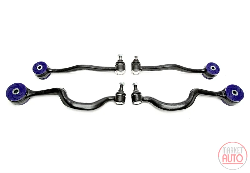Juego de huesos de deseo 4 partesAxial delantero con bujes de PU BMW