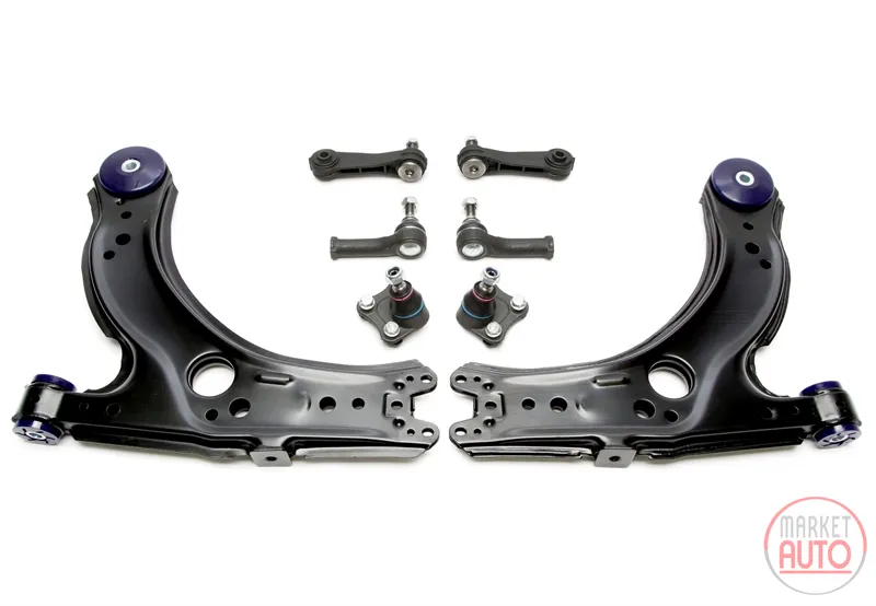 Eje delantero con casquillos de PU Audi · Seat · Skoda · VW
