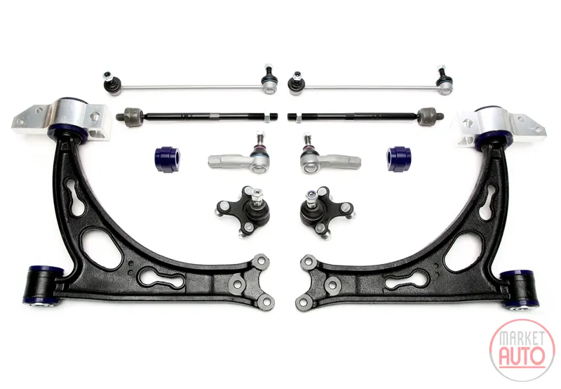 Eje delantero con casquillos de PU Audi · Seat · Skoda · VW