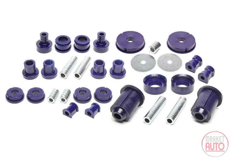 Kit de bushings de PU eje delantero / trasero 37 piezas BMW