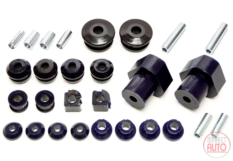 Kit de bujes de PU eje delantero / trasero 28-pieza VW