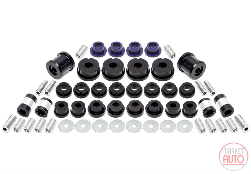 Kit de bujes de PU eje delantero/rear 54-pieza Audi · Seat · Skoda · VW