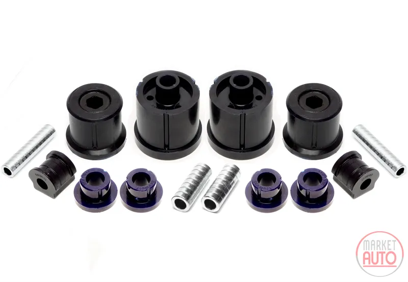Kit de bushings de PU delantero / trasero eje 14-pcs. Seat · Skoda · VW