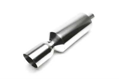Muffler universal trasero 115 / 65mm redondo / afilado / biselado