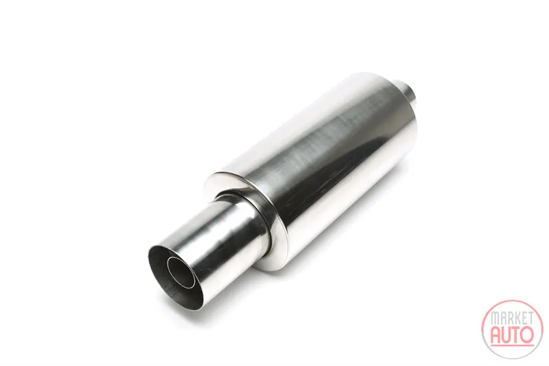 Silencioso trasero deportivo universal 110 / 45mm redondo / afilado / silenciador en tubo de escape