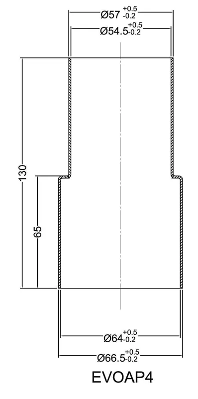 Adaptador de conexión de escape