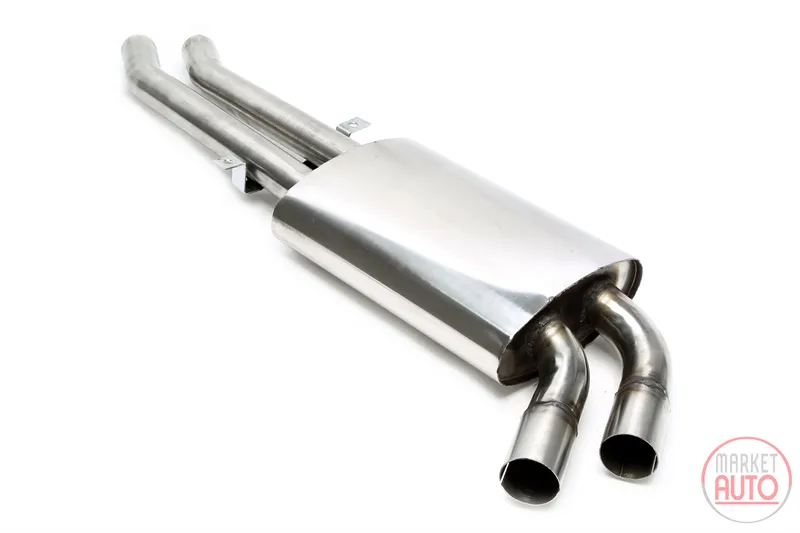 Acero inoxidable presilencer BMW