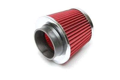 Filtro de aire deportivo rojo Ø90mm