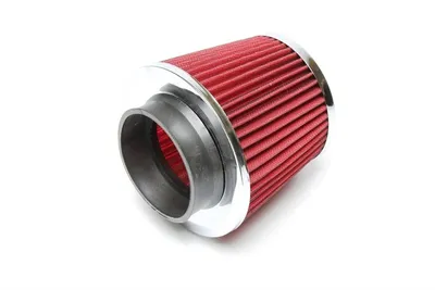 Filtro de aire deportivo Ø90mm con cubierta cromada