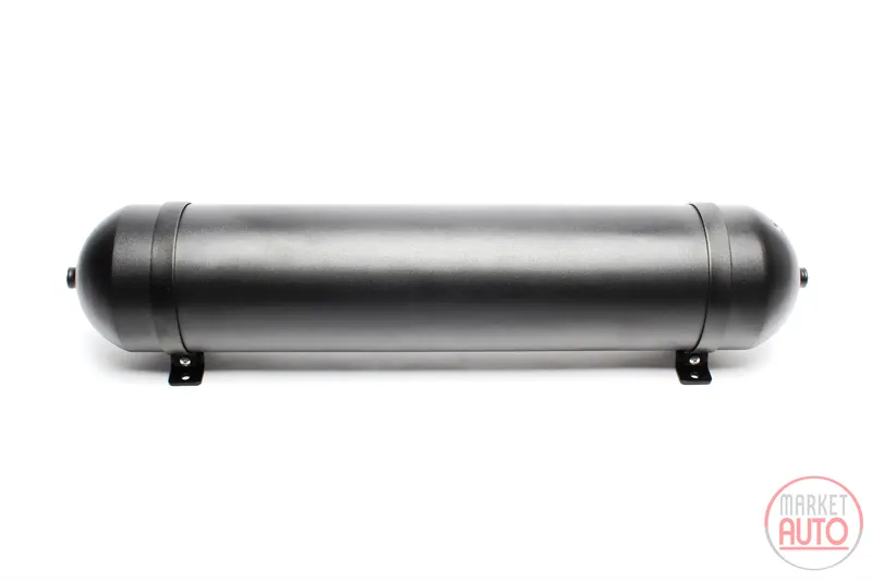 Tanque de aire sin soldadura de 19 litros / tanque de aire de aluminio / negro anodizado