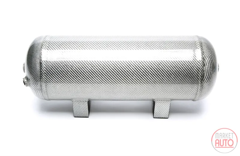 Tanque de aire de 11,5 litros / tanque de aire de plata con chapa de carbono real