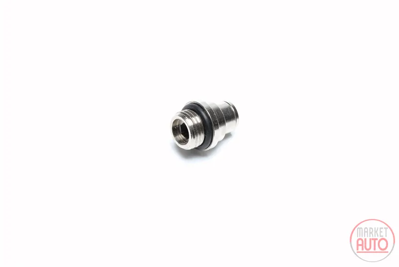 Ajuste enchufable recto 6mm con 1/4" de hilo masculino