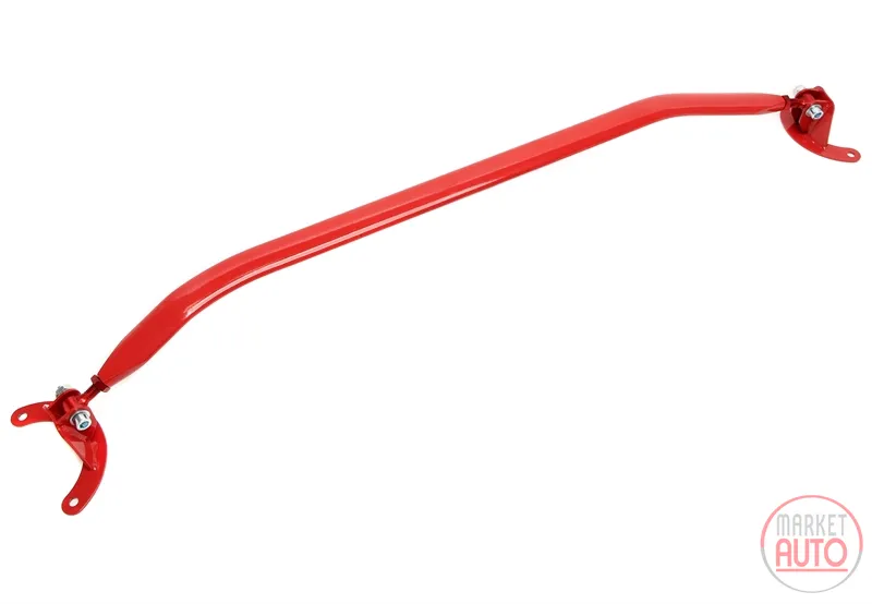 Acero Strut Brace Rojo, Frente VW