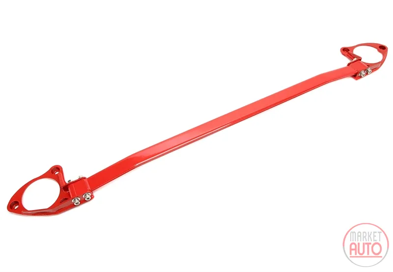 Acero Strut Brace Rojo, Frente Mercedes Benz